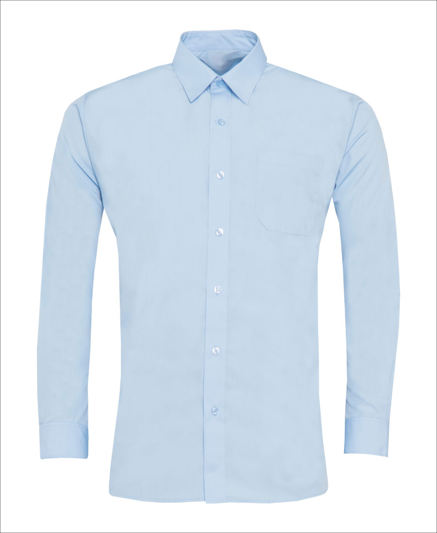 Blue-long-sleeve-shirt